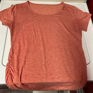 Maternity shirt-Coral size large